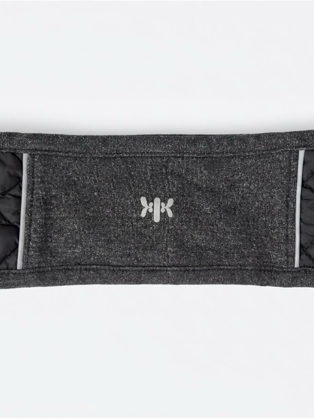 Kyodan Quilted Gray/Black Ear Warmer Headband – One Size